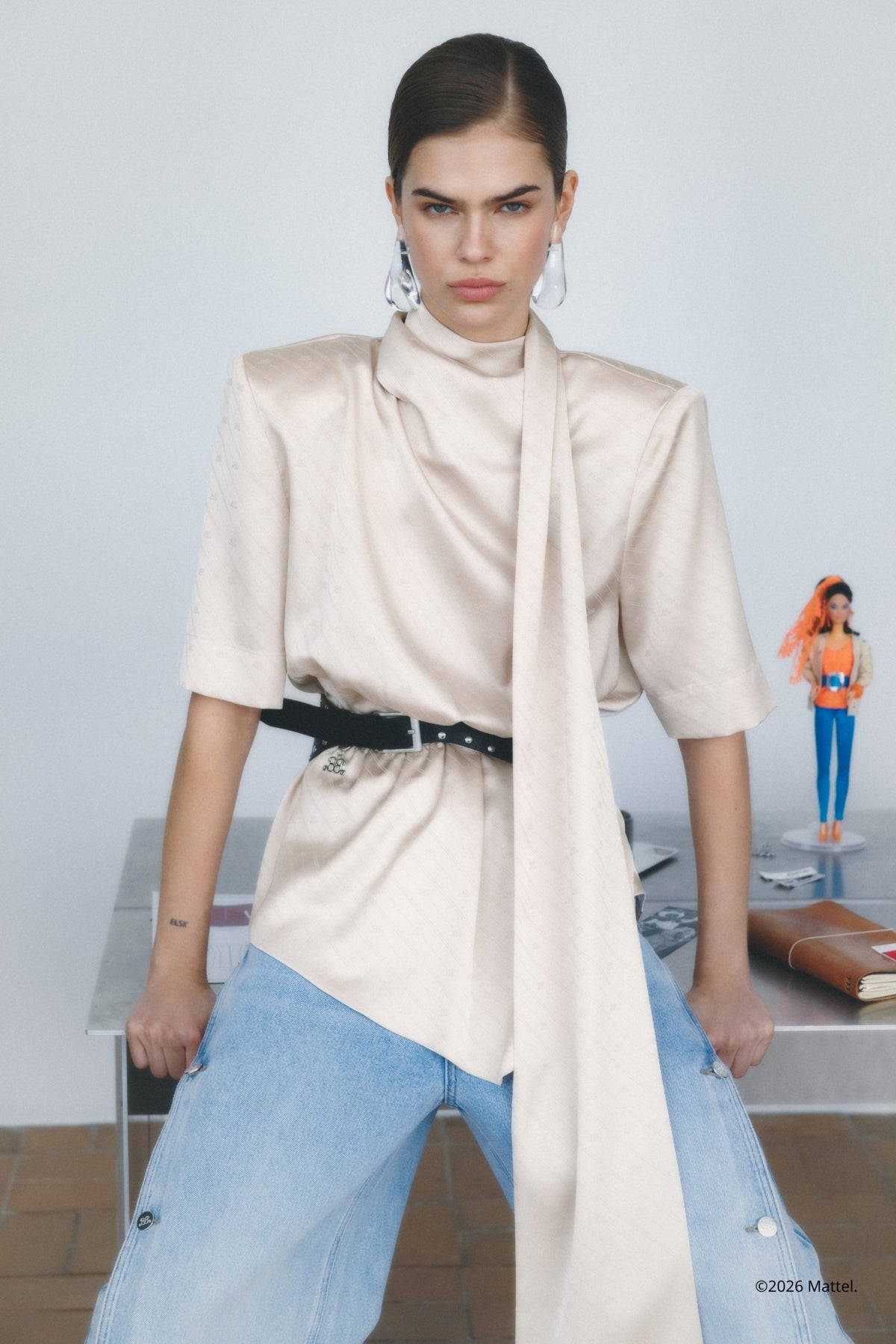 BXGteresa SS blouse Whitecap Gray - 120304 - 10911287