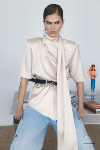 BXGteresa SS blouse Whitecap Gray - 120304 - 10911287 Thumbnail