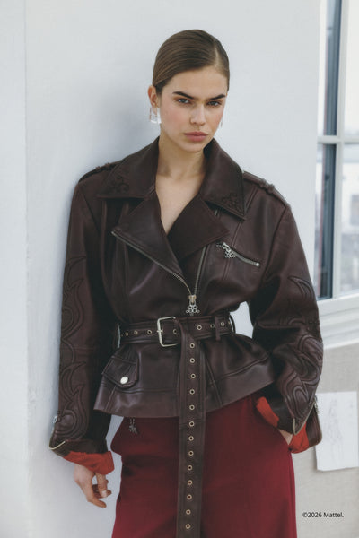 BXGken biker jacket Dark Burgundy - 109691 - 10911295 Thumbnail