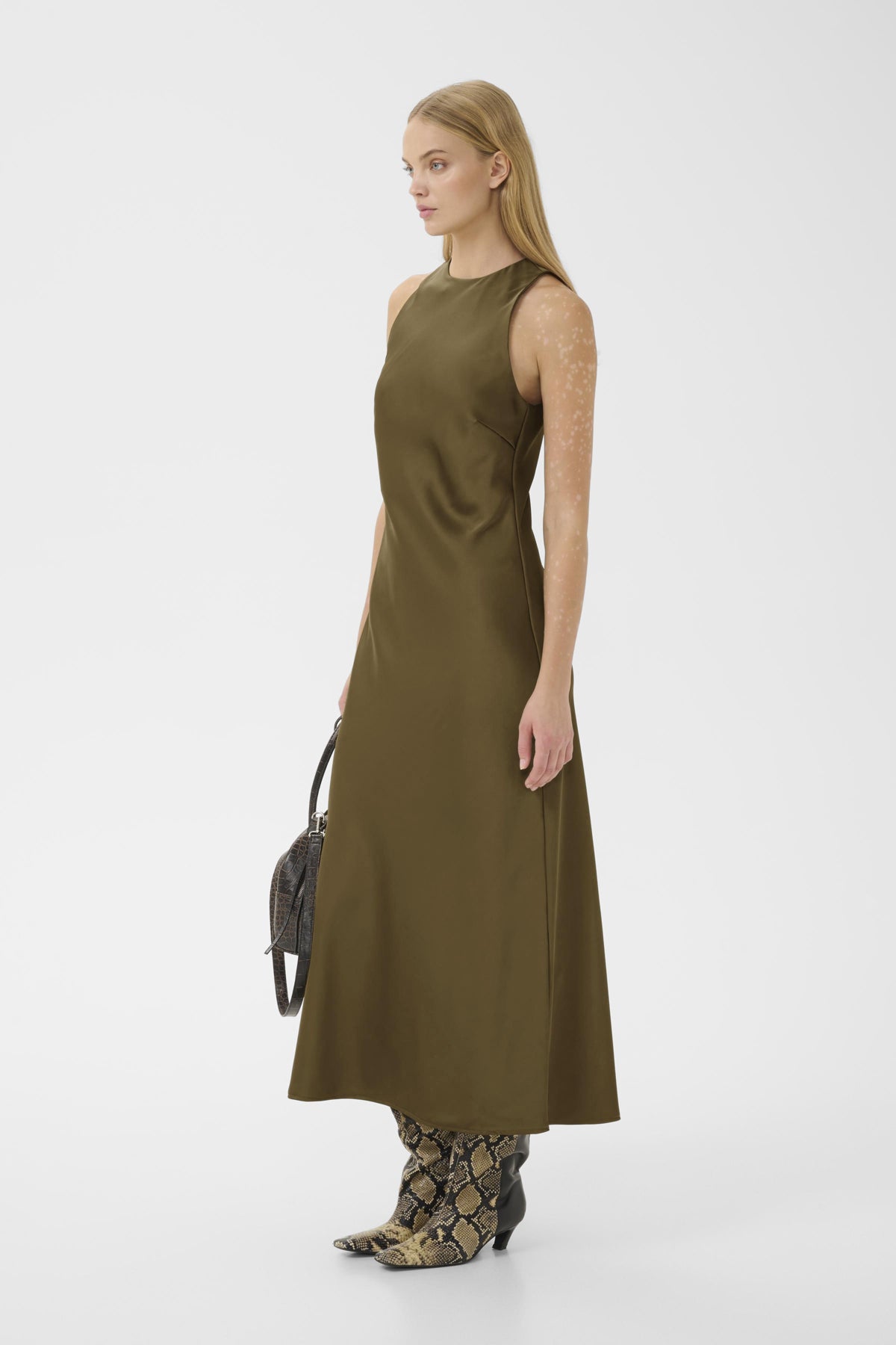 GZcerina SL dress Military Olive - 190622 - 10911309