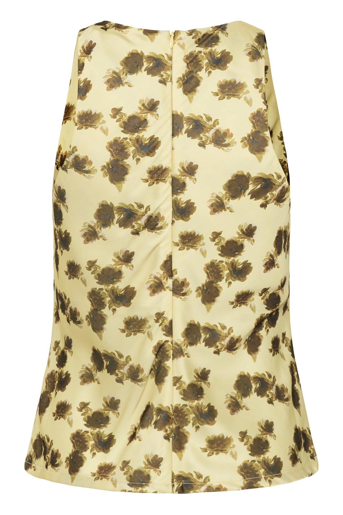 GZchery P blouse lemon yellow olive flower - 10 - 10911321