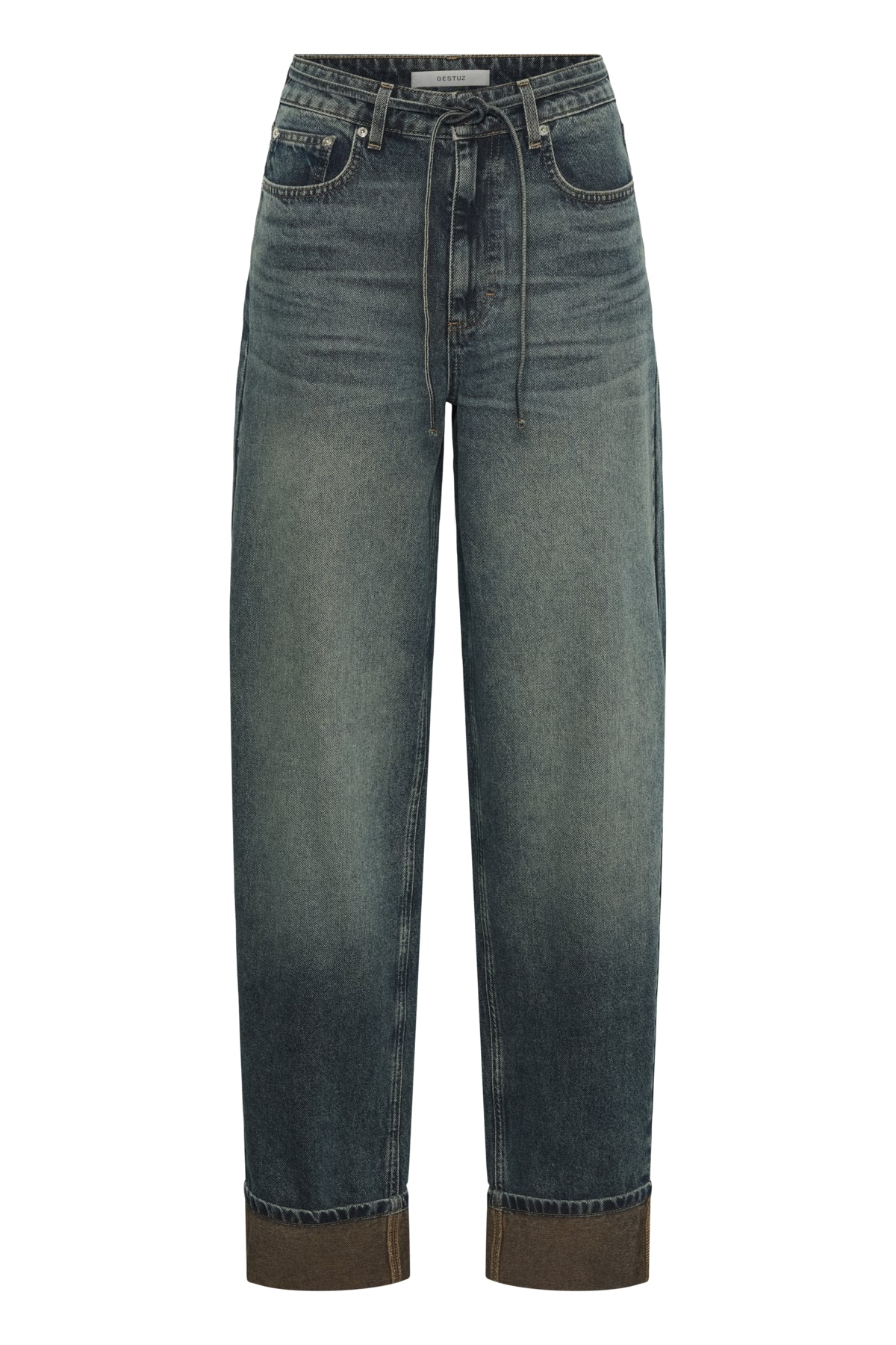 GZsusara HW barrel jeans Blue/green wash - 109592 - 10911342
