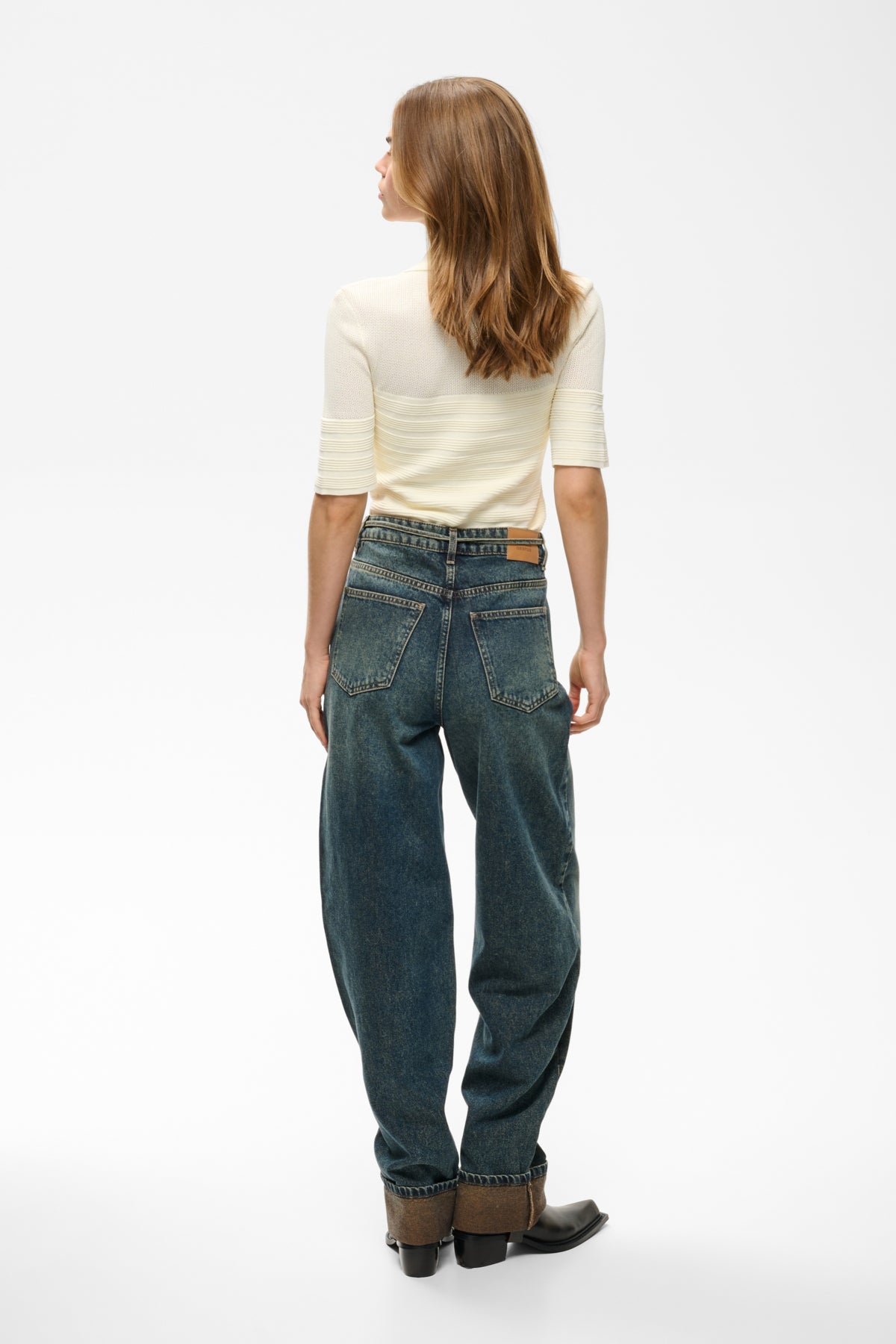 GZsusara HW barrel jeans Blue/green wash - 109592 - 10911342