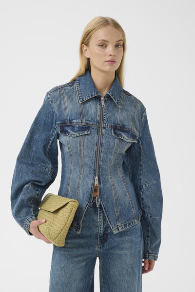 GZmelu jacket Classic mid blue wash - 109598 - 10911347 Thumbnail
