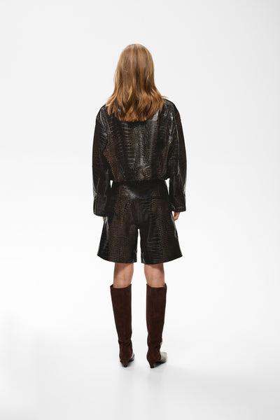 GZcesi jacket Ganache croco - 109602 - 10911358 Thumbnail