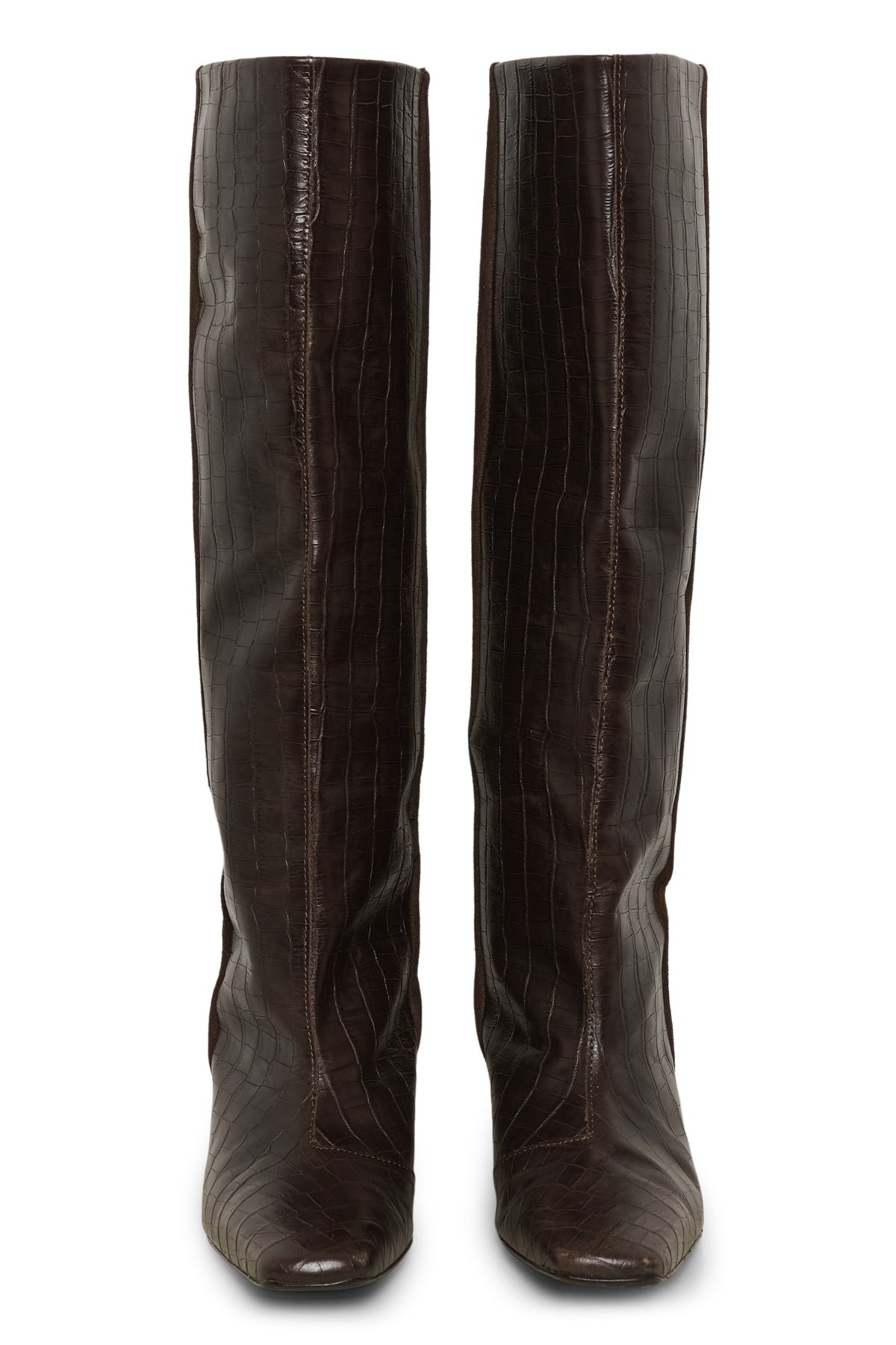 GZbobbie croco boots Dark brown croco - 100094 - 10911415