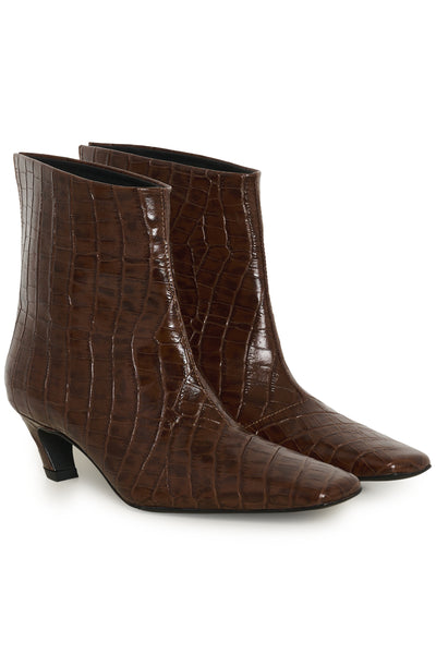 GZcarter croco low boots Brandy croco - 109698 - 10911416 Thumbnail