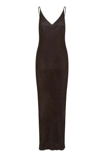 GZsilvi singlet dress Deep brown metallic - 109440 - 10911420 Thumbnail