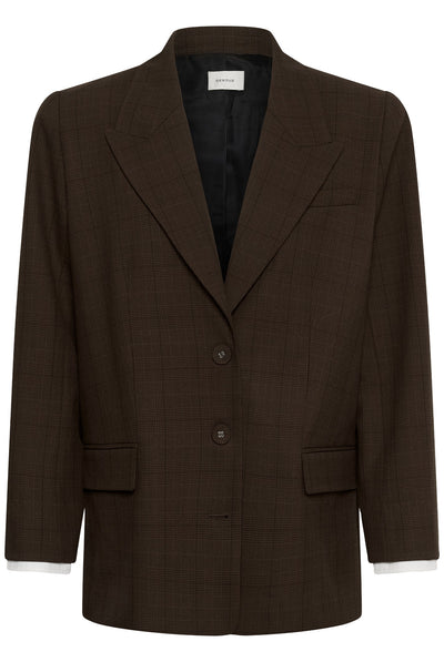 GZlavana blazer brown check - 109903 - 10911435 Thumbnail