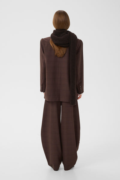 GZlavana blazer brown check - 109903 - 10911435 Thumbnail