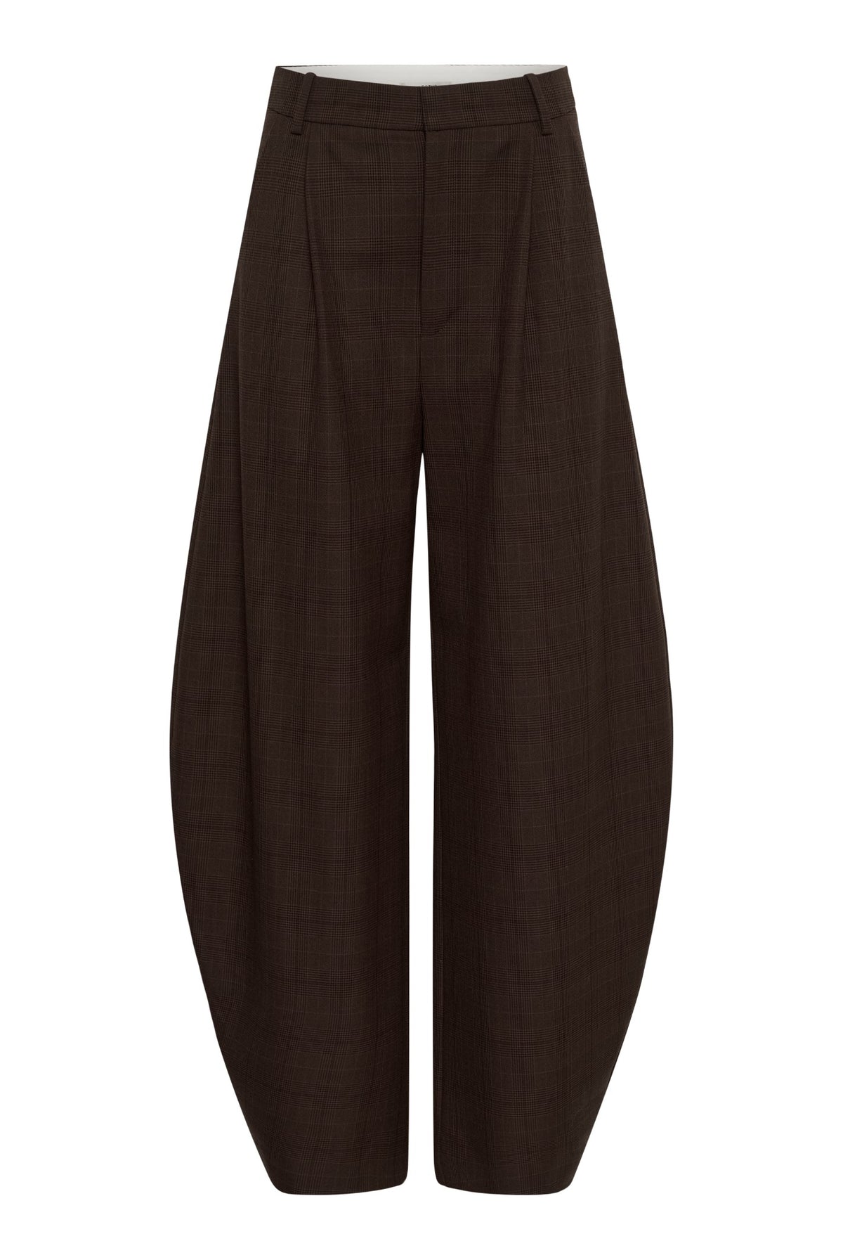 GZlavana HW pants brown check - 109903 - 10911441