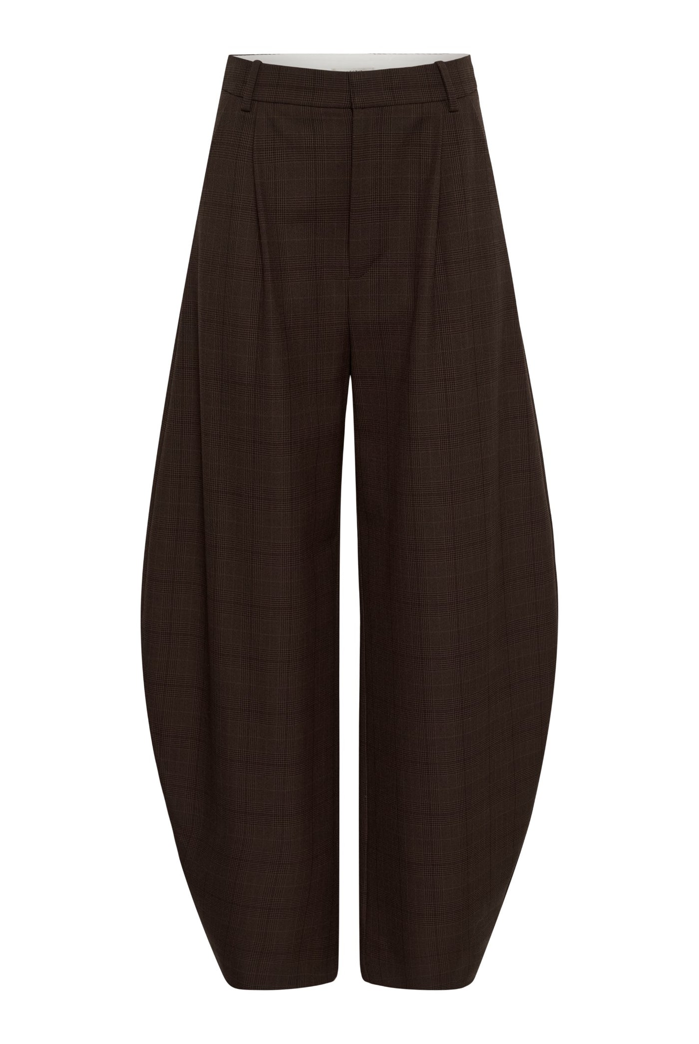GZlavana HW pants brown check - 109903 - 10911441
