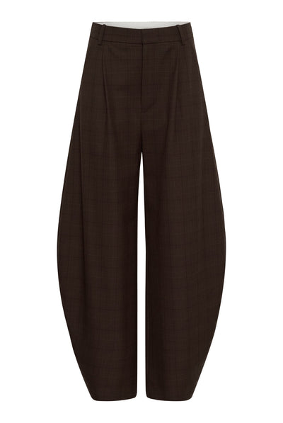 GZlavana HW pants brown check - 109903 - 10911441 Thumbnail
