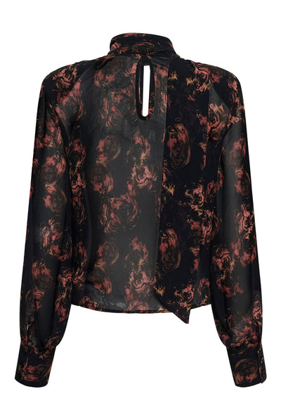 GZleean P blouse dark roses - 109849 - 10911452 Thumbnail