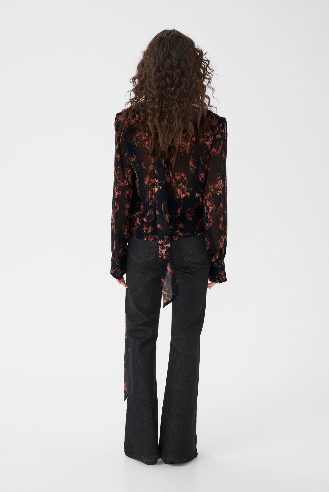 GZleean P blouse dark roses - 109849 - 10911452