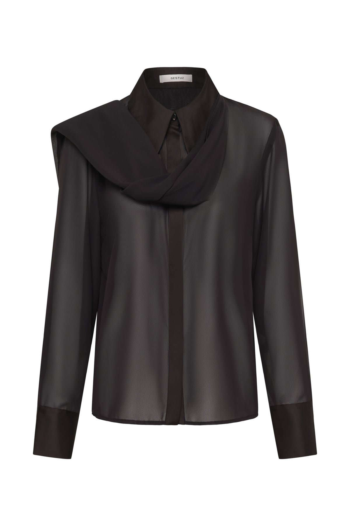 GZlynne scarf shirt Ganache - 191018 - 10911474