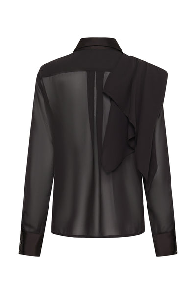 GZlynne scarf shirt Ganache - 191018 - 10911474 Thumbnail