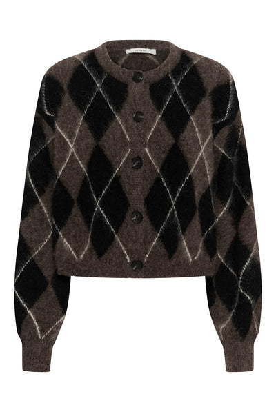 GZsida multi cardigan Black/Chestnut/Ivory - 1000153 - 10911509 Thumbnail