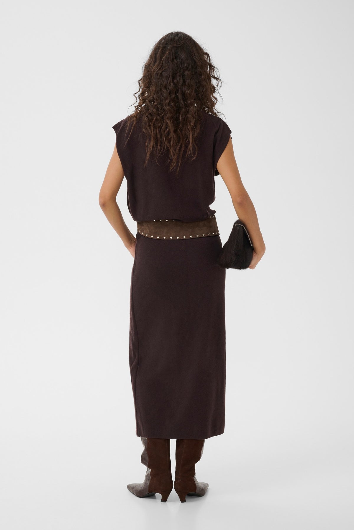GZmanzi waistcoat Ganache - 191018 - 10911510