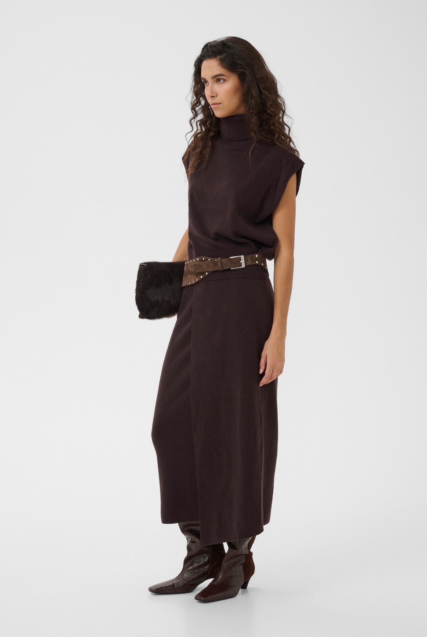 GZmanzi waistcoat Ganache - 191018 - 10911510