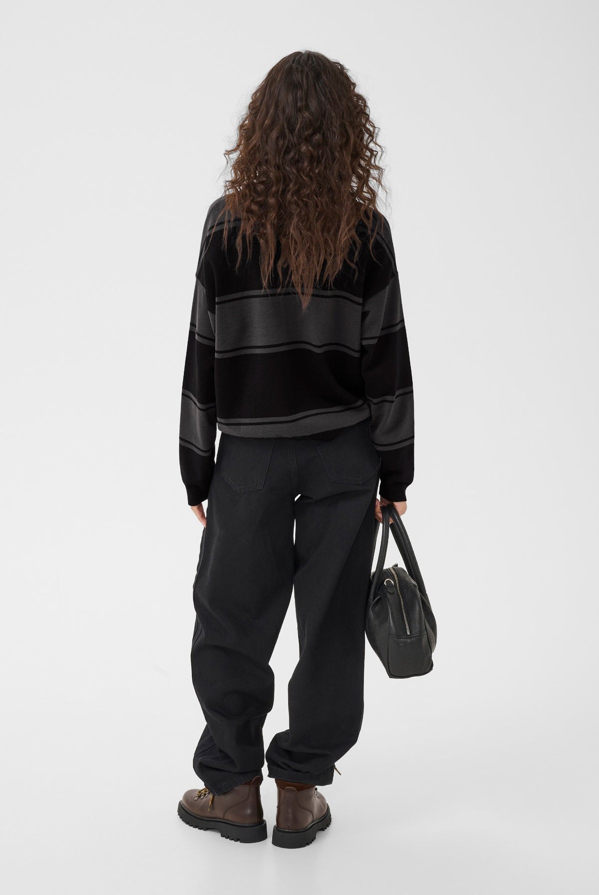 GZsilda polo pullover Black/Raven striped - 109930 - 10911513