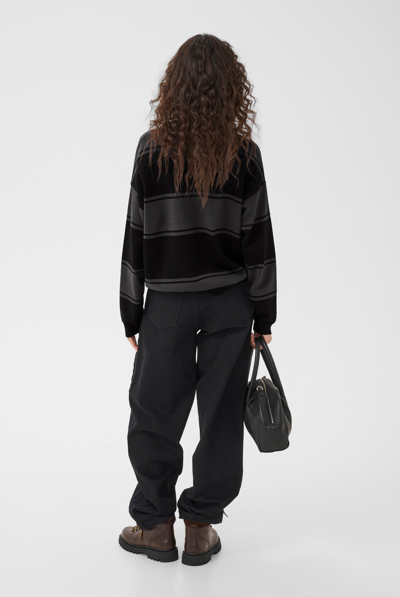 GZsilda polo pullover Black/Raven striped - 109930 - 10911513
