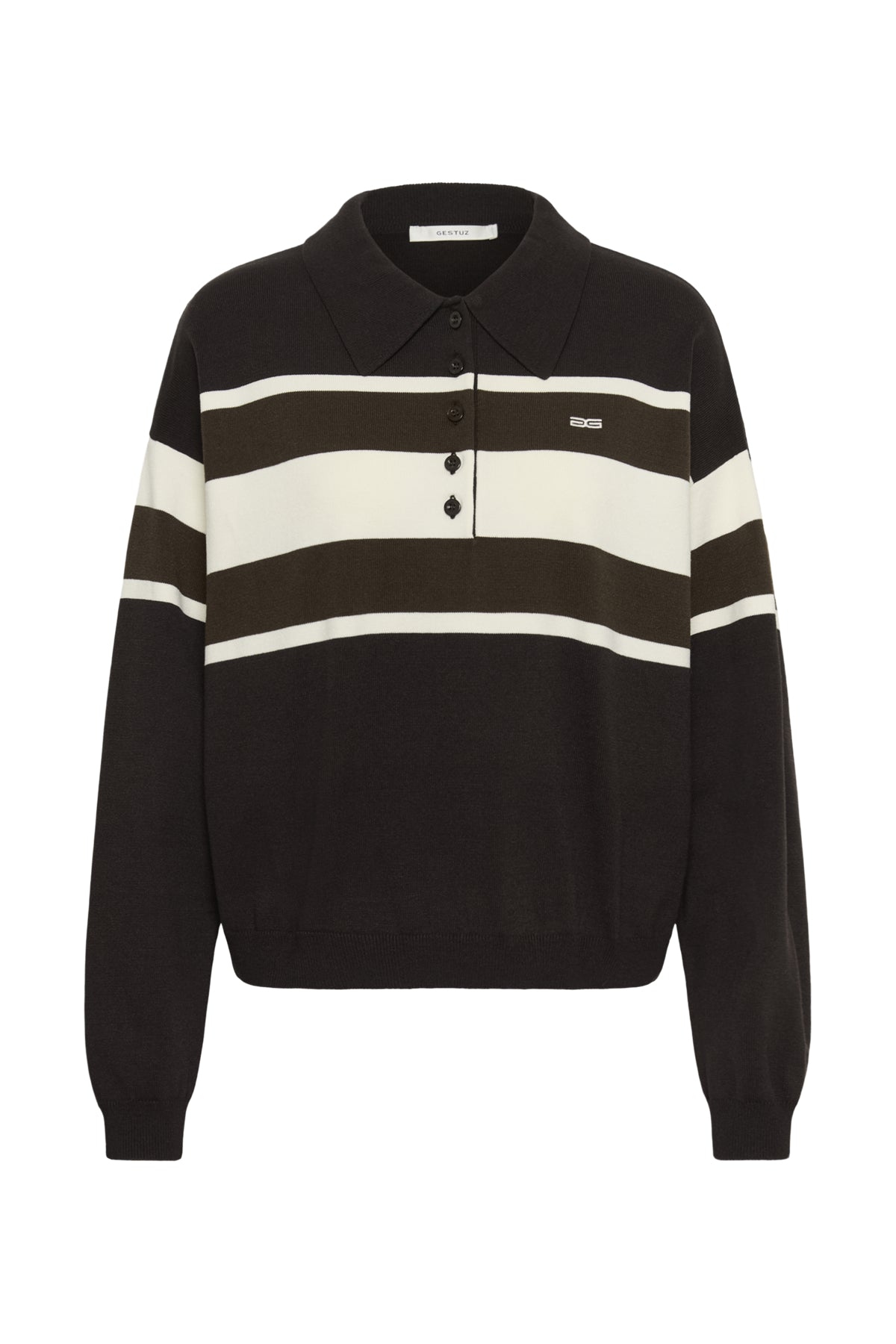 GZalexu polo pullover Ganache/Slate Black/Egret - 10 - 10911514