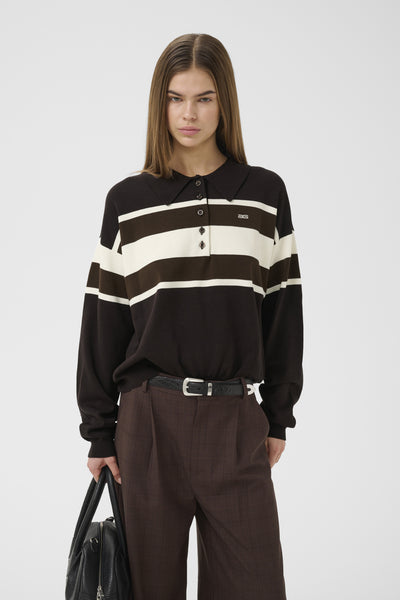 GZalexu polo pullover Ganache/Slate Black/Egret - 10 - 10911514 Thumbnail