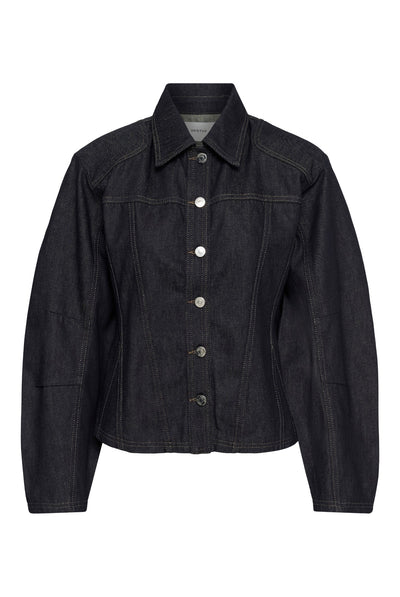 GZabina waisted jacket Dark blue Unwashed - 105699 - 10911521 Thumbnail