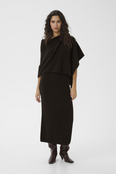GZalpha scarf dress Ganache - 191018 - 10911551 Thumbnail