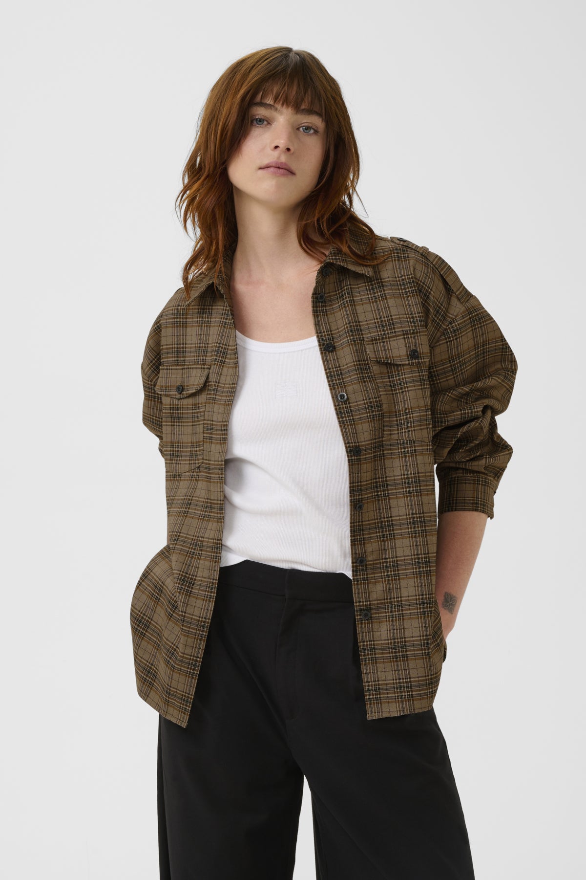 GZalizia shirt brown check - 110029 - 10911559