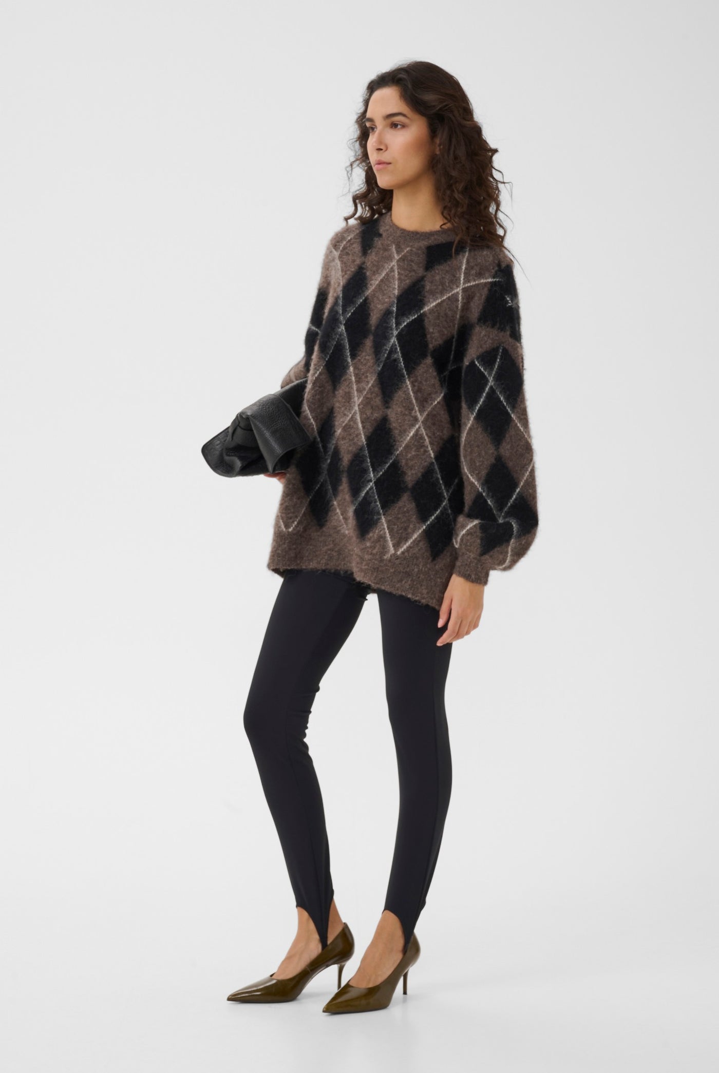 GZsida multi long pullover Black/Chestnut/Ivory - 1000153 - 10911670