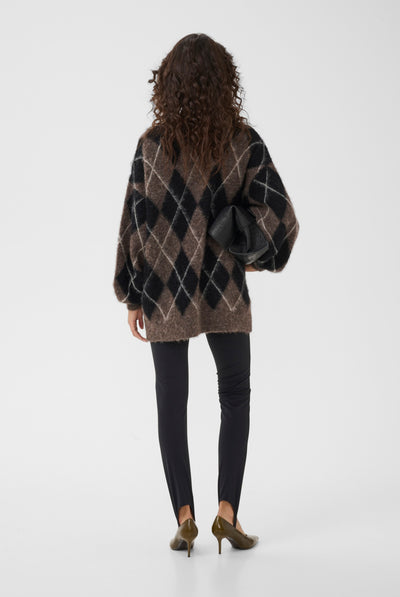 GZsida multi long pullover Black/Chestnut/Ivory - 1000153 - 10911670 Thumbnail