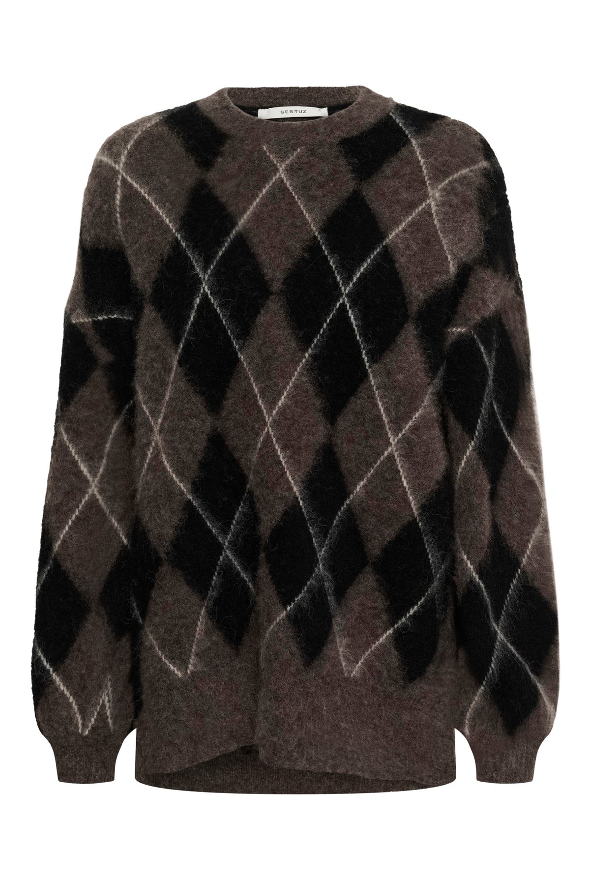 GZsida multi long pullover Black/Chestnut/Ivory - 1000153 - 10911670
