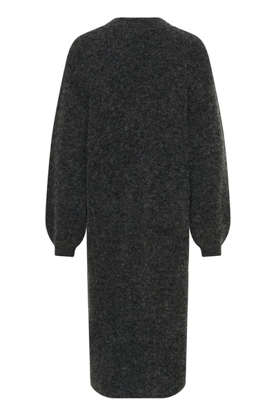 GZalpha long cardigan Charcoal melange - 106286 - 10911812 Thumbnail