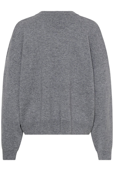GZmanzi V pullover Concrete M‚lange - 1000053 - 10911815 Thumbnail