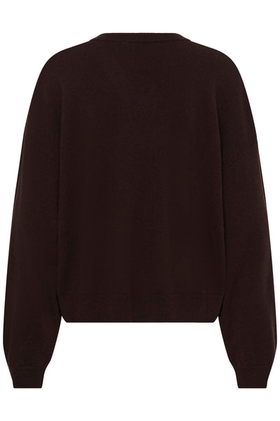 GZmanzi V pullover Ganache - 191018 - 10911815 Thumbnail