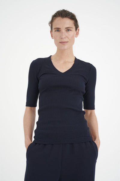 DagnaIW V T-Shirt Marine Blue - 30106472 Thumbnail