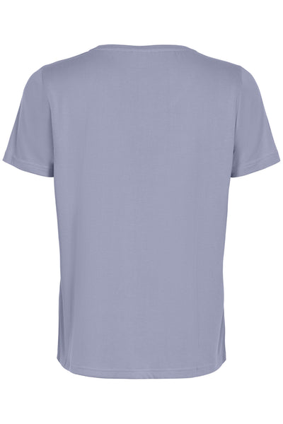 Nina t-shirt DUSTY BLUE - 14312 Thumbnail