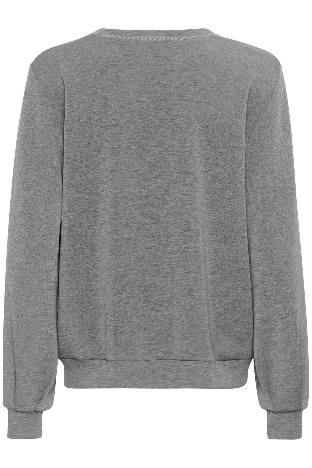 23 THE SWEAT BLOUSE Dark grey melange - 10703583