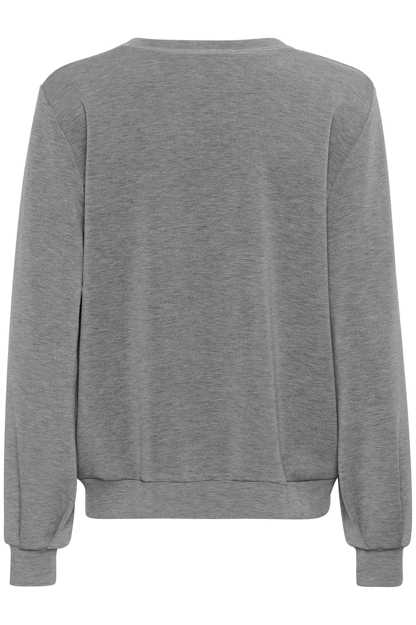 23 THE SWEAT BLOUSE Dark grey melange - 10703583