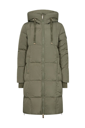 Nova Square Down Coat Tea - 139560