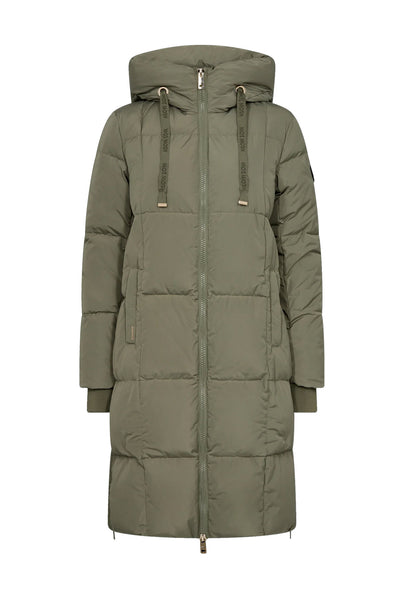 Nova Square Down Coat Tea - 139560 Thumbnail