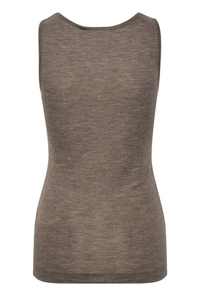 FangIW Tank Brown Melange - 30106095 Thumbnail