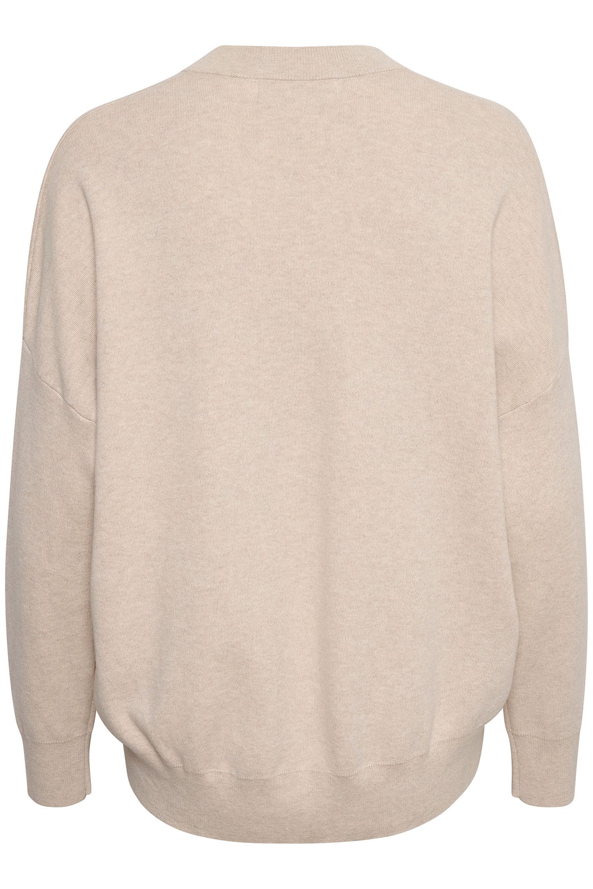 FosterIW V-neck Simply Taupe Melange - 30106899