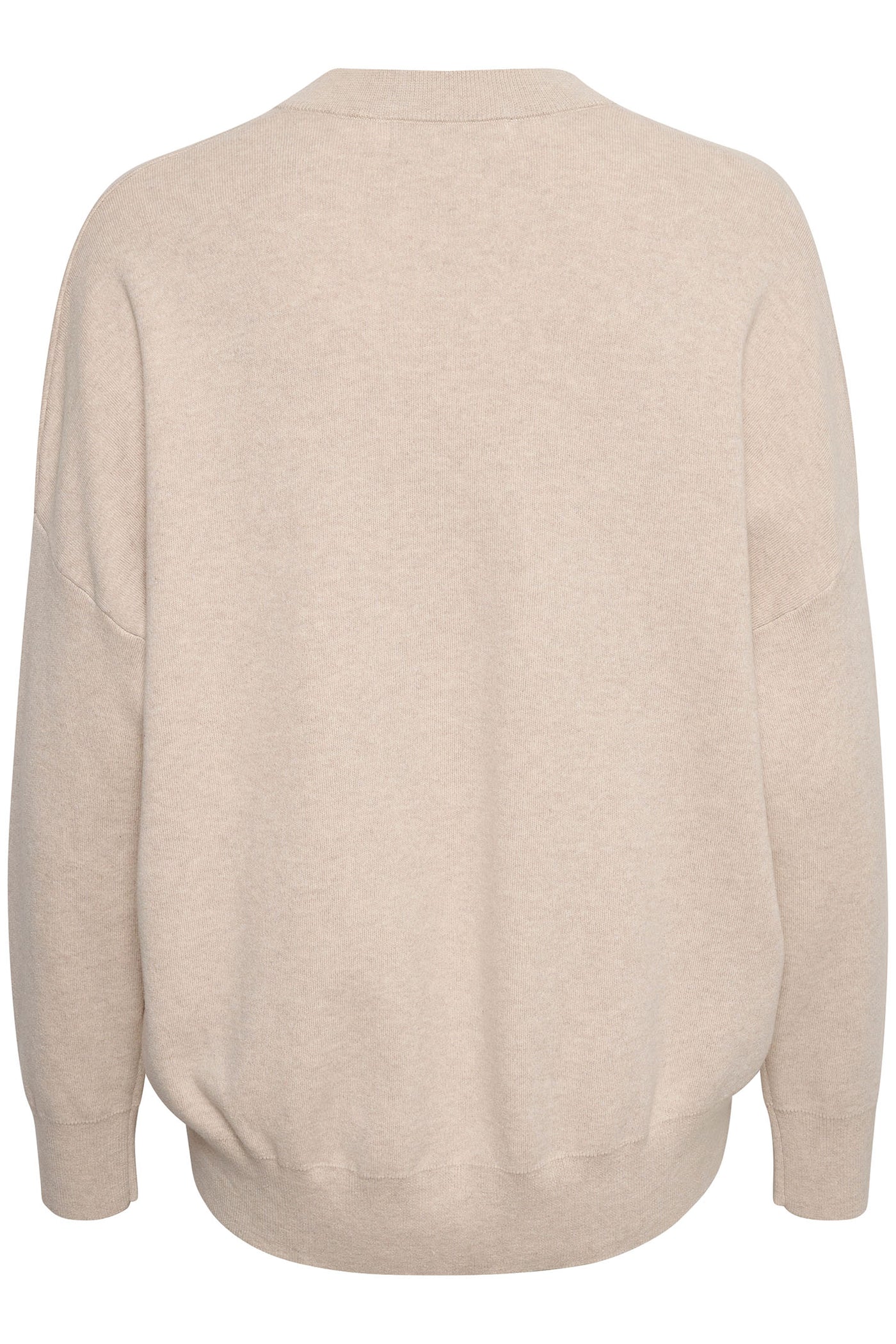 FosterIW V-neck Simply Taupe Melange - 30106899
