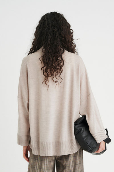 EternalIW Biella Pullover Oatmeal Melange - 30107838 Thumbnail