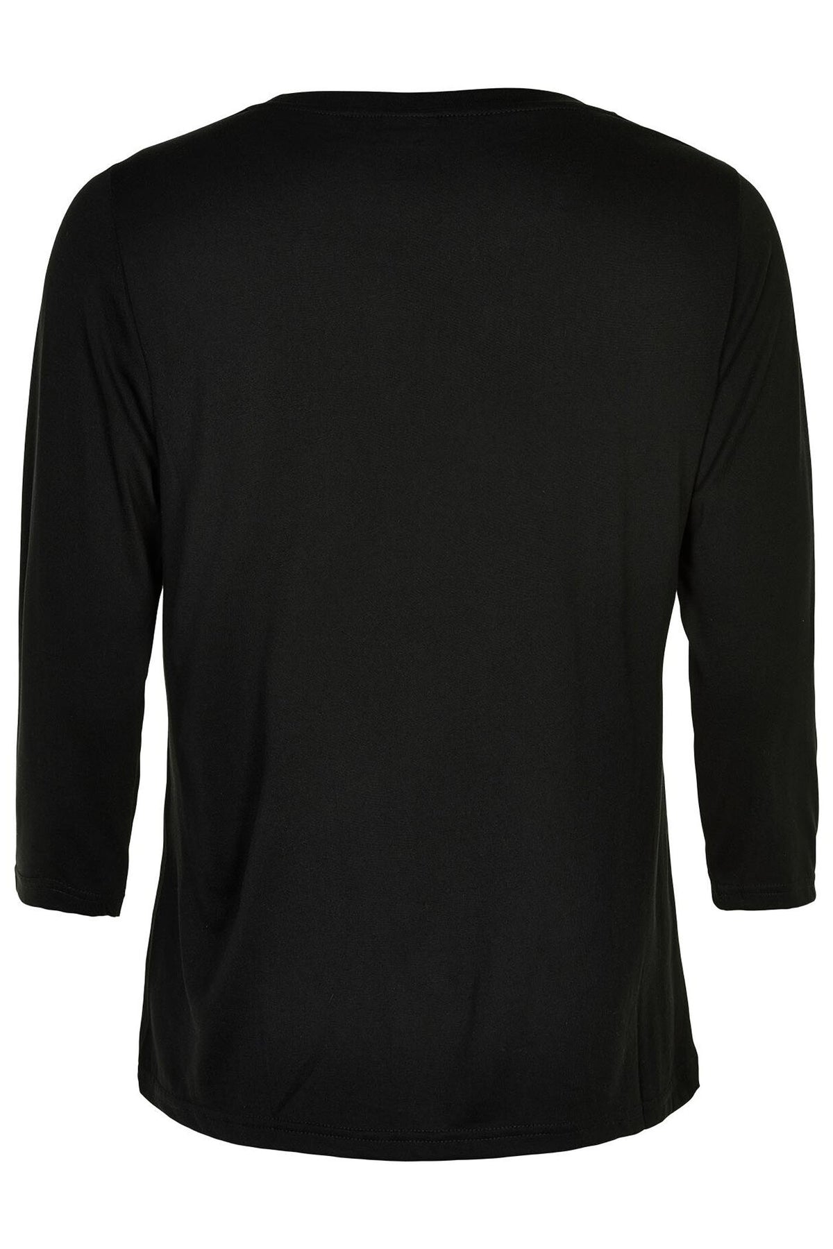 Nina t-shirt 3/4 sleeve SORT - 14920