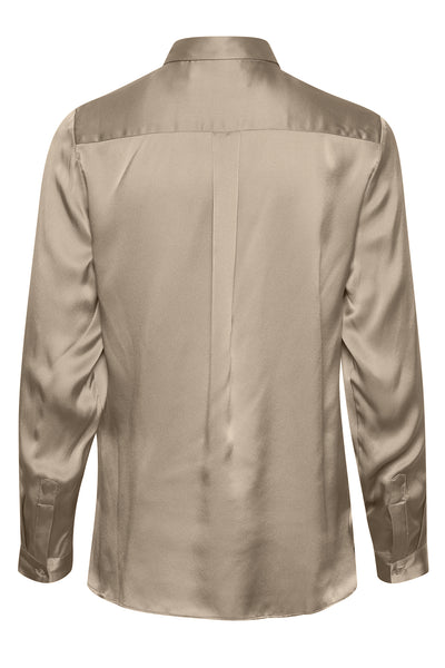 Leonore Shirt Premium Desert Taupe - 30104237 Thumbnail