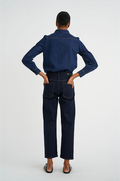 KatelinIW Janice Straight Jean Blue Denim - 30107554 Thumbnail